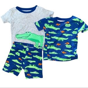Cat & Jack Pajamas 3-piece shorts set blue